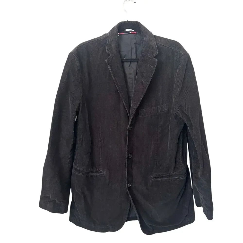 JCREW Vintage Cord Sport Jacket‎ Black Large